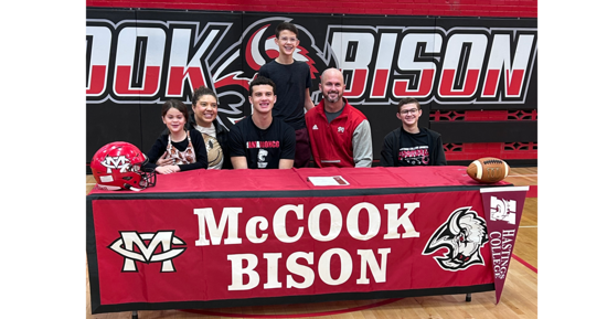 McCook Football Standout Oliver Corbett Signs With Hastings College